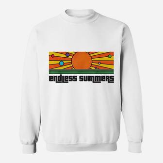 Endless Summer Sundown Vintage Beach Scene Sweatshirt | Crazezy AU