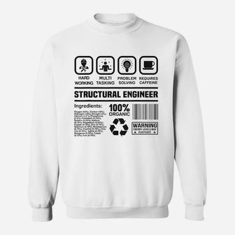 Engineering Gift Idea Funny Structural Engineer Sweatshirt - Thegiftio UK