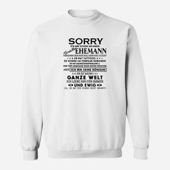Er Wurde Im Februar Geboren Sweatshirt - Seseable