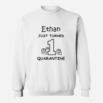 Ethan Just Turned 1 Sweatshirt | Crazezy DE