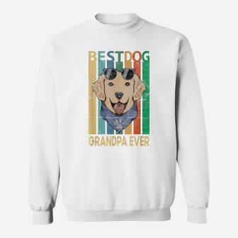 Fathers Day Best Dog Grandpa Ever Shirt Pet Lover Grandad Sweatshirt | Crazezy