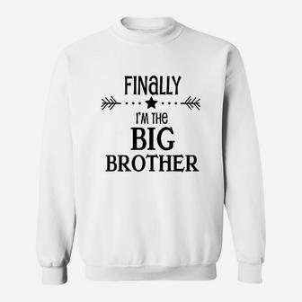 Finally I Am The Big Brother Sweatshirt - Thegiftio UK