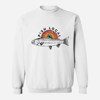 Fish Local Bass Graphic Sweatshirt | Crazezy