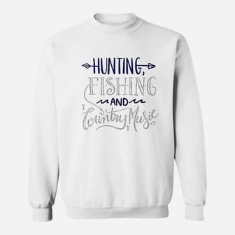 Fishing Cool Dry Country Music Funny Gift Sweatshirt | Crazezy