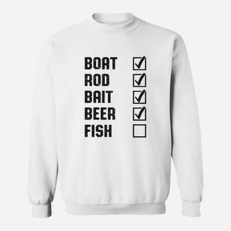 Fishing List Sweatshirt | Crazezy AU