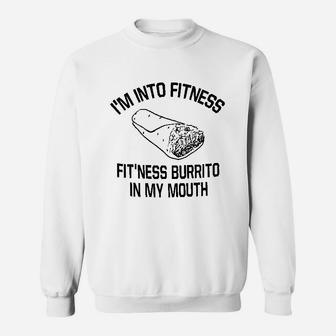 Fitness Burrito Sweatshirt | Crazezy