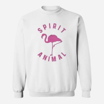 Flamingo Spirit Animal Funny Pink Bird Sweatshirt - Thegiftio UK