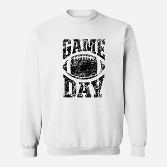 Football Game Day Funny Team Sports Gifts Men Women Vintage Sweatshirt | Crazezy AU