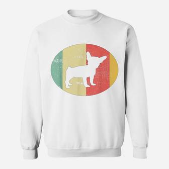 French Bulldog - Vintage Retro Dog Gift Sweatshirt | Crazezy CA