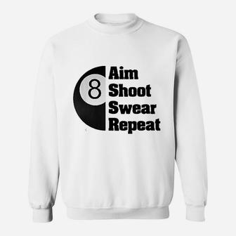 Funny Billiards 8Ball Pool Player Gift Sweatshirt | Crazezy