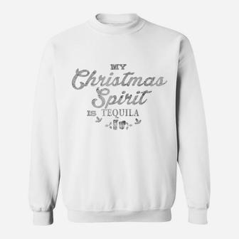 Funny Christmas Drinking Shirt Tequila Liquor Drinker Saying Sweatshirt | Crazezy UK