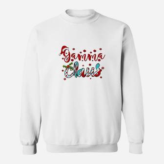 Funny Gamma Claus - Christmas Gift For Grandma Sweatshirt Sweatshirt | Crazezy
