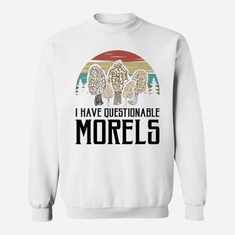 Funny Morel Mushroom Gift For Men Women Mycologist Lovers Sweatshirt | Crazezy DE