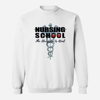 Funny Nursing Student Nursing School Sweatshirt - Thegiftio UK
