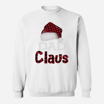 Funny Santa Hat Christmas Costume Family Matching Dad Claus Sweatshirt | Crazezy DE
