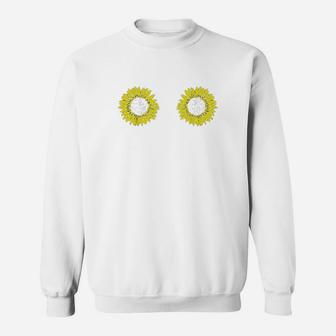 Funny Sunflower Bobs Women Girls Party Gift Hippie Sweatshirt | Crazezy UK