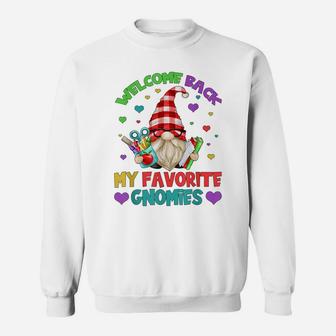 Funny Teacher Gnome Tee - Cute Welcome Back To School Sweatshirt | Crazezy