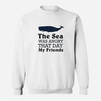 Funny Tv Vandelay Sea Was Angry That Day Costanza Sweatshirt | Crazezy CA