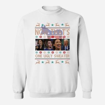 Funny Xmas, This Is My Ugly Christmas Anti-Biden Sucks Sweatshirt Sweatshirt | Crazezy UK