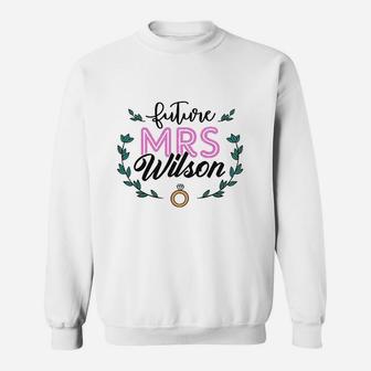 Future Mrs Just Married Engagement Future Wifey Bridal Wedding Sweatshirt - Thegiftio UK