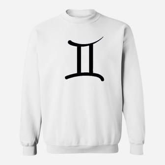 Gemini Zodiac Astrology Symbol Sweatshirt | Crazezy UK