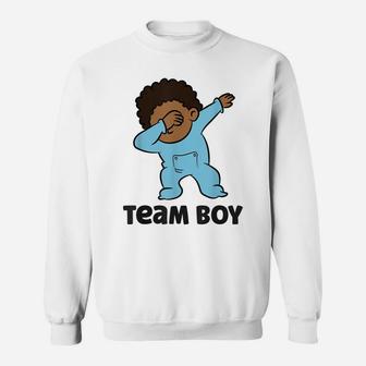 Gender Reveal Baby Shower Team Boy Sweatshirt | Crazezy AU
