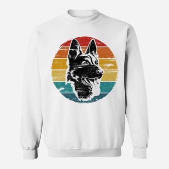 German Shepherd Lovers Vintage Mom Dad Dog Pet Lover Gift Sweatshirt | Crazezy UK