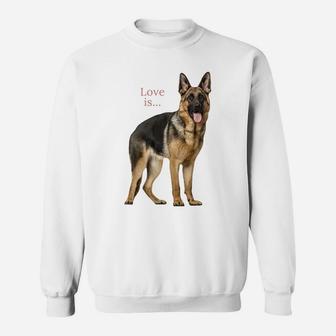 German Shepherd Shirt Shepard Dog Mom Dad Love Pet Puppy Tee Sweatshirt | Crazezy UK