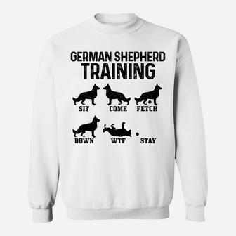 German Shepherd Training Funny Dog German Shepherd Mom Dad Sweatshirt | Crazezy