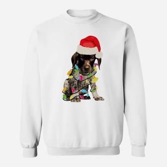 German Shorthair Pointer I Christmas Design Sweatshirt Sweatshirt | Crazezy UK
