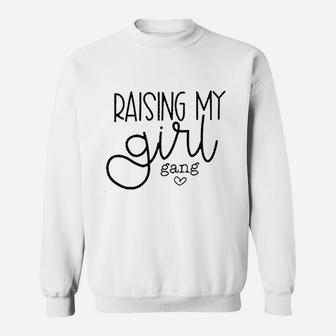 Girl Mom Women Girl Gang Letter Printed Round Sweatshirt | Crazezy DE