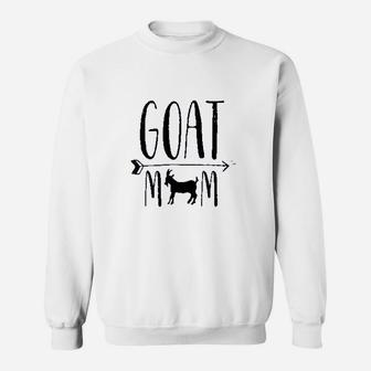 Goat Mom For Pet Owner Or Farmer Sweatshirt | Crazezy AU