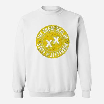 Golden Seal State Jefferson Sweatshirt - Thegiftio