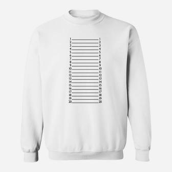 Hair Length Check Marker Sweatshirt | Crazezy UK