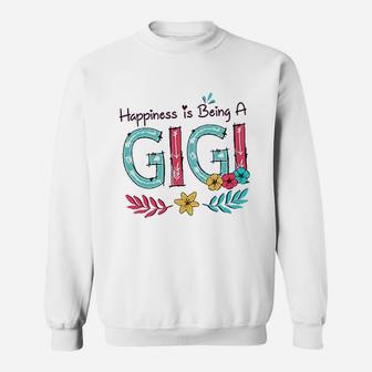 Happiness Is Being A Gigi Sweatshirt | Crazezy CA