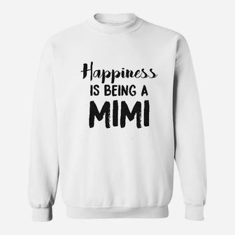 Happiness Is Being A Mimi Cute Family Grandparent Sweatshirt | Crazezy AU
