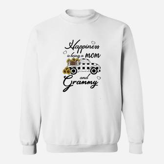 Happiness Is Being A Mom And Grammy Sweatshirt | Crazezy AU