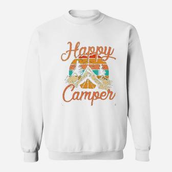 Happy Camper For Women Camping Sweatshirt | Crazezy