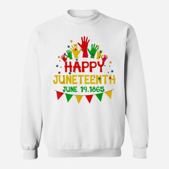 Happy Juneteenth Day Freedom Gift Sweatshirt | Crazezy