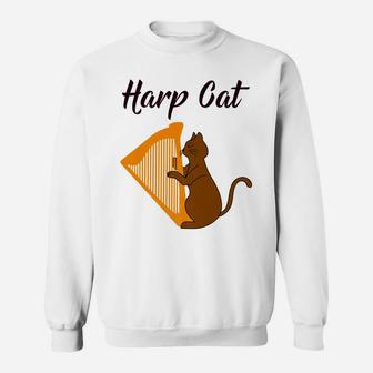 Harp Cat Musical Premium Tshirt Sweatshirt | Crazezy CA