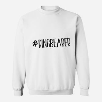 Hashtag Ring Bearer Wedding Sweatshirt | Crazezy