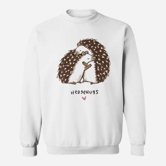 Hedgehugs Love Cute Sweatshirt | Crazezy CA