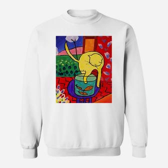 Henri Matisse - Cat With Red Fish Sweatshirt | Crazezy UK