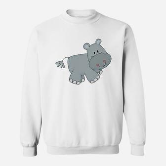 Hippo Cute Sweatshirt | Crazezy UK