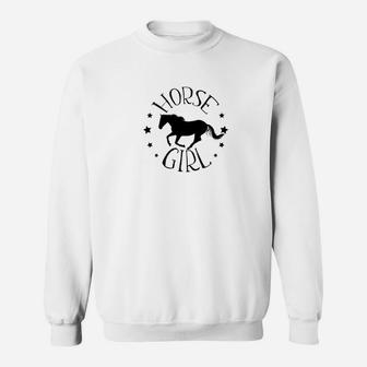 Horse Girl Cute Gift For Horse Riders And Girls Sweatshirt - Thegiftio UK