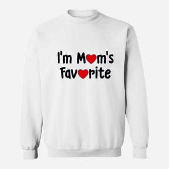 I Am Moms Favorite Funny Sweatshirt | Crazezy UK