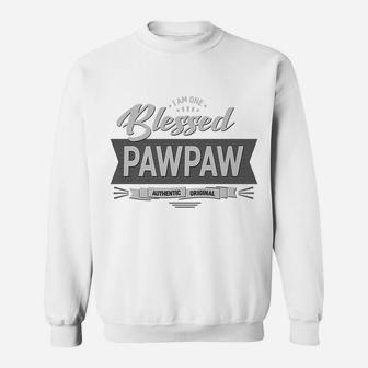 I Am One Blessed Pawpaw Grandpa Father's Day Gift Men Gift Sweatshirt | Crazezy DE