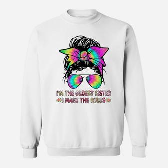 I Am The Youngest - The Rules Don't Apply To Me Tees Floral Sweatshirt | Crazezy