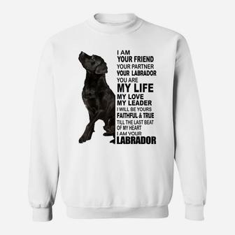 I Am Your Friend Your Partner Your Labrador Dog Animal Gifts Sweatshirt | Crazezy