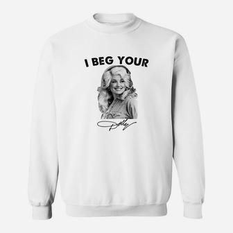 I Beg Your Parton Retro Classic Sweatshirt - Thegiftio UK